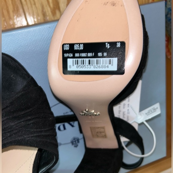 Black Prada suede platform pumps - Picture 5 of 5